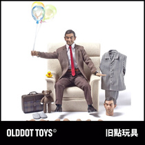 Spot ZCWO Mr. Bean 1 6 soldier model collection classic hand-made tide play ornament doll doll