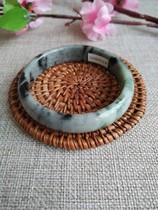 Blue field jade live jade ink ink color ink color ink color ink jade bracelet high-end elegant character jade bracelet old character number manufacturer