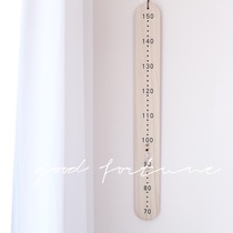 Custom INS wind wooden height ruler Kindergarten measurement height childrens room decoration photography studio props