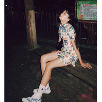 Old time time cheongsam 2021 new daily wearable small young improved version of girl dress