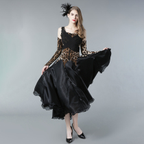 National standard dance BAO WEN big swing HE Gensha competition costume Waltz ballroom dance modern costume Modern dance competition costume