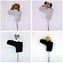 Animal world Golf club set putter set Magnet word push cap set Mens and womens club headgear is not easy to play the ball