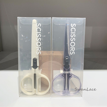 Swanlace selected safety protective cover Handmade plastic small art scissors Scissors Home office paper-cutting knife