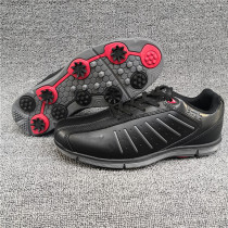 Lone products golf golf mens casual sports shoes activity nails black non-slip breathable fashion and wild