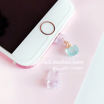 Small cat cute phone anti-dust plug pendant iphone12 charging port typec data hole suitable for Apple 12