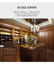 Boloni whole wardrobe custom European romantic combination storage big wardrobe cloakroom Roman holiday deposit