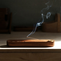 Black walnut wooden Zen burning incense box brass incense sandalwood burner wire incense storage box incense plug ornaments aromatherapy stove