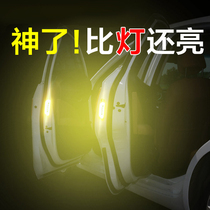 Reflected sticker car sticker car door sticker creative novice on the road car Luminous anti-collision wheel decoration luminous sticker