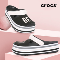  Crocs Crocs thick-soled slippers womens shoes 2021 summer new karoban beach shoes outdoor sports sandals