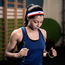NIKE hairband Mens sports headband Nike headband sweat-absorbing sweat-conducting belt womens hair tie forehead running fitness antiperspirant belt