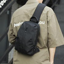 Summer New Mens Chest Bag shoulder bag Mens Bag Japanese Tide Shoulder Bag Small Bag Canvas Sports Inclined Backpack