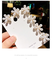 Temperament headdress hair accessories small flower Pearl hairclip grab clip 04
