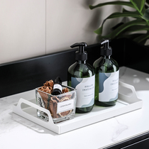 Simple modern bathroom combination bathroom set sink washing table bottled model room soft decoration ornaments