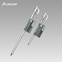 Acampar outdoor camping tent canopy accessories thick stainless steel nailing camping beach snow nail