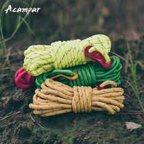 Acampar Outdoor camping canopy Nylon wind rope Windproof rope Tent rope Tent accessories 4 meters fixed rope