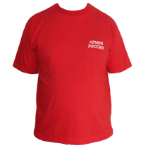 Russian Russian military fans new red dark blue public hair short-sleeved T-shirt shorts fitness tactical outdoor