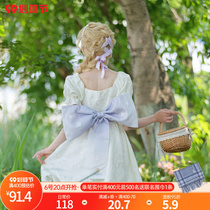 Rapunzel original Mori tribe niche design sense bow pearl vest waist accessories fairy charm versatile