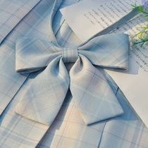 Original Mori Nu Tribe JK Munde Tong Que Bow Tie Small Object Check Accessories 2022 New Preppy Style