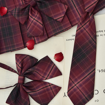 Mori Nu Tribe Cabernet Sauvignon fifteen degree small object flat angle bow tie no-tie JK uniform bow accessories academy