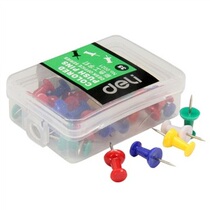 Deli 0021 cork board I-shaped nail American pushpin press nail tack writing photo nail Color I-shaped nail