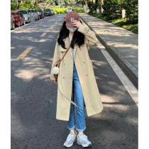 Windcoat Jacket Woman 2022 Spring Autumn New Senior Sensation In a Long Coat Inglust Chic Little Sub-han Wind