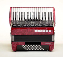 2020 German HOHNER brand three-row spring 72 bass Horner accordion