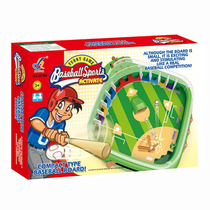 Baseball family parent-child game baseball softball table game baseball game machine marble ejection strike