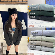 04 29 New product B Am American retro hat zipper loose plug coat couple big sweater cut