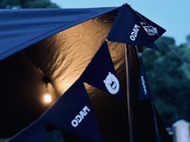 ODAM black camping flag