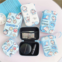 Blue Cartoon Ear Machine Line Containing Packet Data Line Charger Head Charging Treasure Mobile Power Zero Money Finishing Package Box