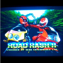 Sega card Sega machine game cartridge MD black card 16-bit black card Highway Hurricane 2 violent Moto motorcycle 2