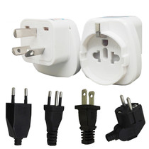  European-style two-round foot power adapter European standard to national standard Japan and the United States two-pin plug socket converter socket