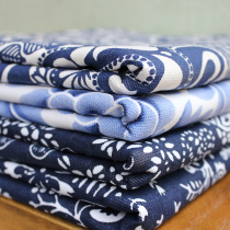 2 4 m wide cotton canvas old coarse cloth cloth ethnic style sofa bed sheet curtain fabric round tablecloth