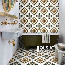 Fun House ins Nordic Green balcony courtyard floor tiles small tiles kitchen toilet tile 200X200