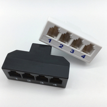 National network cable to telephone line RJ45 to RJ11 network one to four telephone switch adapter