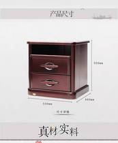 Double Leaf CGC0300 red oak solid wood bedside table