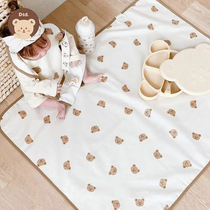 South Korea Ins wind baby waterproof Urine Mat washable Leakproof Mattress Newborn Baby Care Four Seasons Universal Mattress