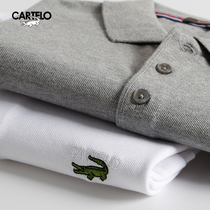CARTELO Summer Crocodile polo shirts Paolo mens caravan with short sleeves Loose Business T-Shirt Flagship Store