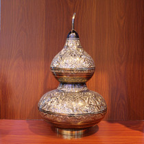 Pakistan bronze carving crafts Zhaofu (Fulu) Bottle festival opening housewarming gift living room ornaments