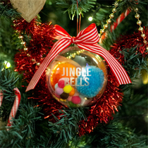 White pig store Rosewood Christmas cat dog toy gift box bell dangball pet gift self-hi