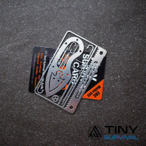 United States imported tiny mini multi-function combination tool card saber card universal knife card edc card tool