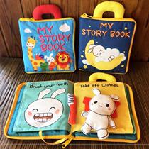 2020 New washing cloth baby book Baby cloth book early education baby cloth 1-2 years old Touch Book storybook 3