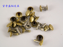 Rivet hollow letter rivet hollow stud DIY belt with pin buckle 5 sets per pack