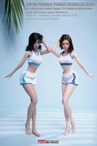 Spot TBLeague PLSB2021-S44 S45 1 6 steel bone seamless movable soldier girl prime body