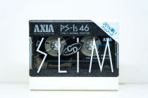Fuji Axia PS-Is SLIM 46 cassette tape blank with 1 class