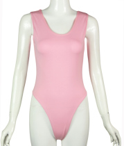 Summer refreshing light pink Lycra Cotton comfortable hurdles Ben suit form suit Gymnastics Gymnastics C1304