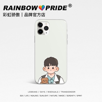 The boy holding the bear phone case for iPhone12 Xiaomi 10reno3 Apple 11pro XS mate30