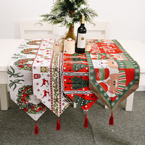 New Christmas home decoration products knitted cloth table flag creative Christmas table decoration home dress
