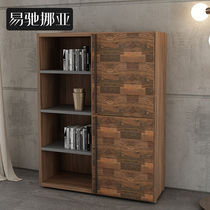 Yi Chi Noah furniture modern 23456 door locker Black walnut dining cabinet locker decorative cabinet wine cabinet