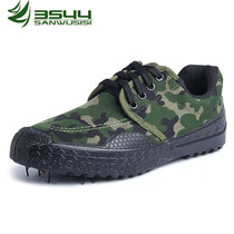 3544 camouflage shoes liberating shoes men and women high low-help construction site wear-resistant Labor labor insurance summer breathable non-slip canvas